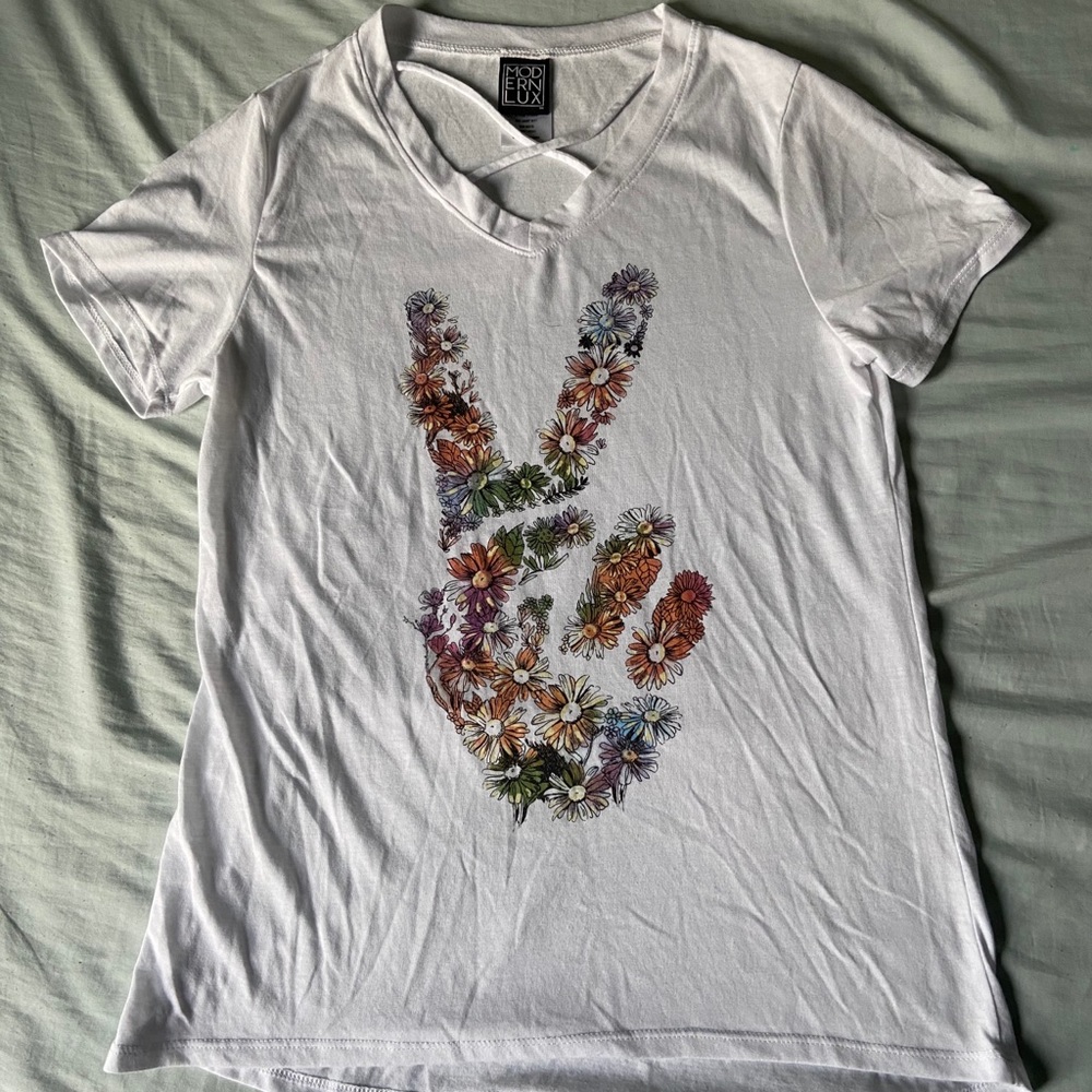 Peace sign top